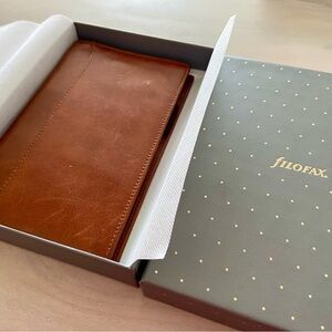 Filofax Lockwood Personal Slim Brown Leather Planner